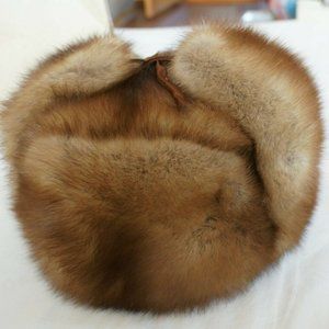 Sable fur hat new imported ushanka style